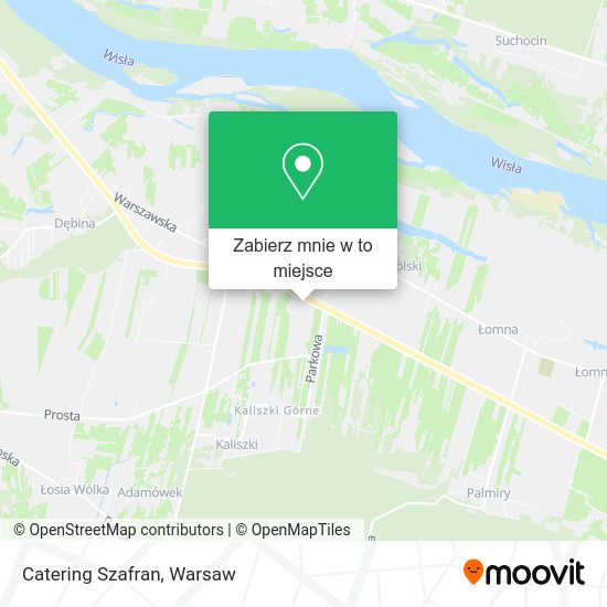 Mapa Catering Szafran