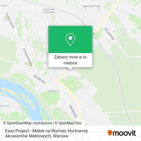 Mapa Easy Project - Meble na Wymiar, Hurtownia Akcesoriów Meblowych