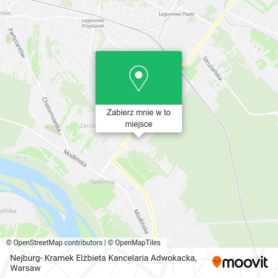 Mapa Nejburg- Kramek Elżbieta Kancelaria Adwokacka