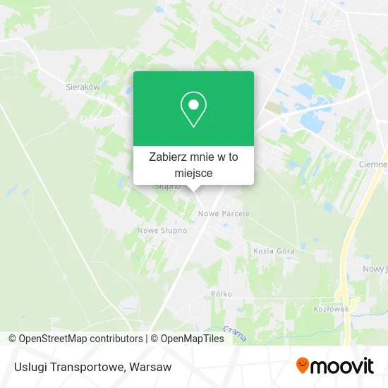 Mapa Uslugi Transportowe