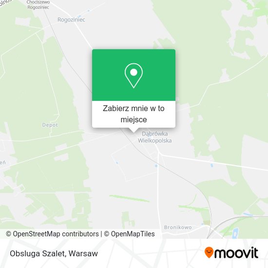 Mapa Obsluga Szalet