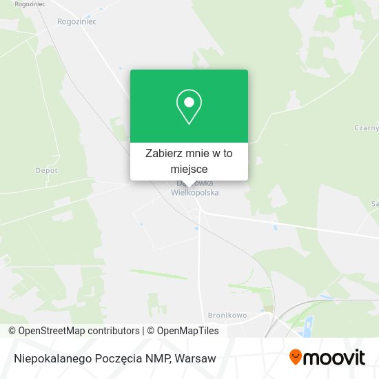 Mapa Niepokalanego Poczęcia NMP