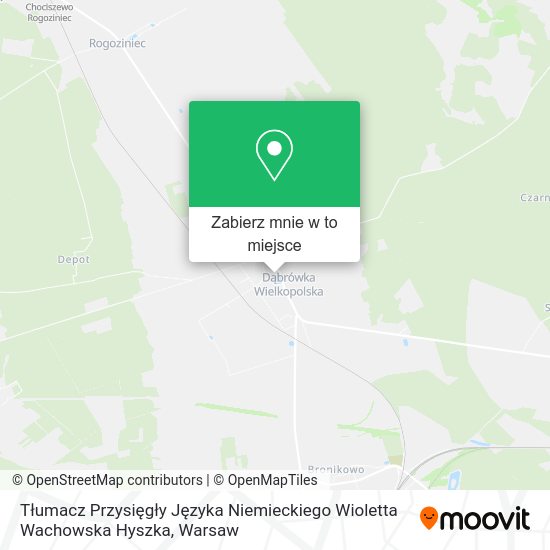 Mapa Tłumacz Przysięgły Języka Niemieckiego Wioletta Wachowska Hyszka