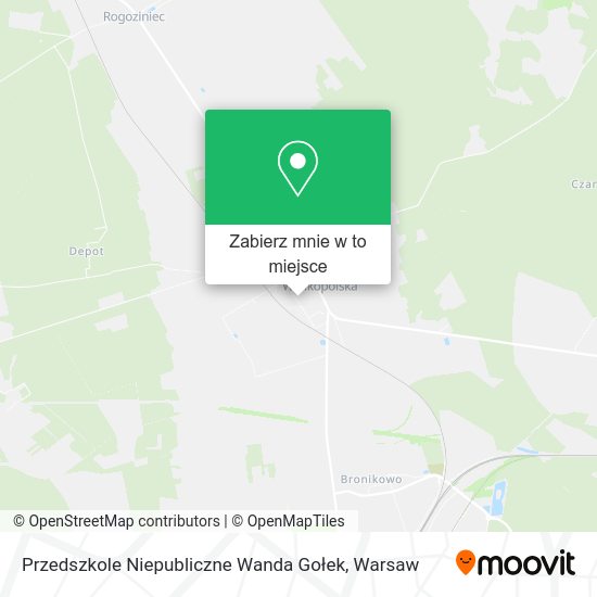 Mapa Przedszkole Niepubliczne Wanda Gołek