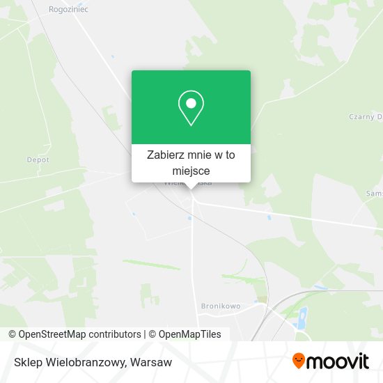 Mapa Sklep Wielobranzowy