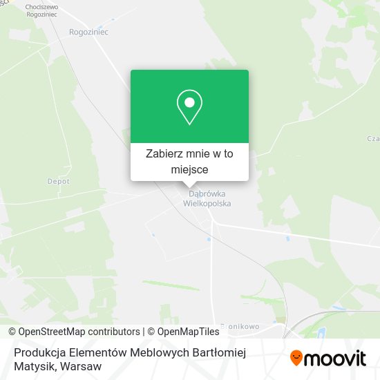 Mapa Produkcja Elementów Meblowych Bartłomiej Matysik