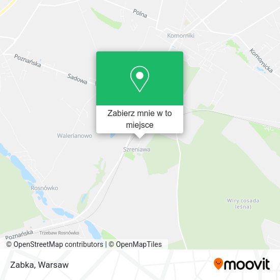 Mapa Zabka