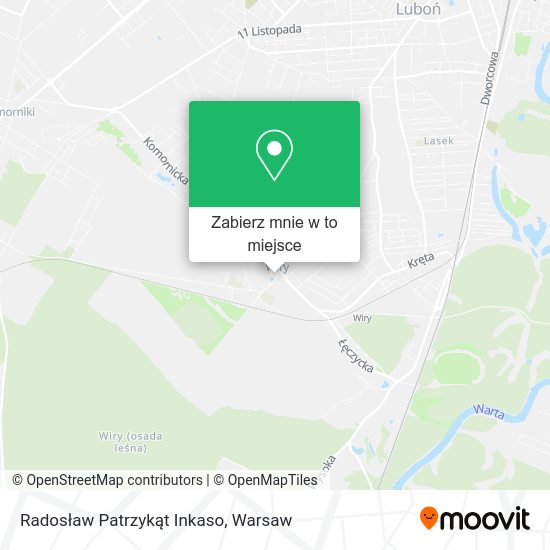 Mapa Radosław Patrzykąt Inkaso