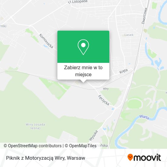 Mapa Piknik z Motoryzacją Wiry