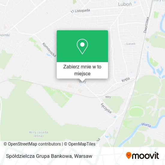 Mapa Spółdzielcza Grupa Bankowa