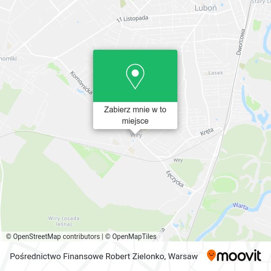 Mapa Pośrednictwo Finansowe Robert Zielonko