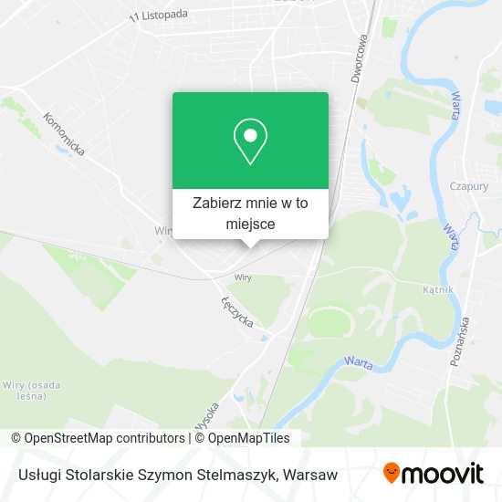 Mapa Usługi Stolarskie Szymon Stelmaszyk