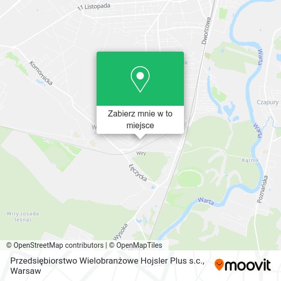 Mapa Przedsiębiorstwo Wielobranżowe Hojsler Plus s.c.