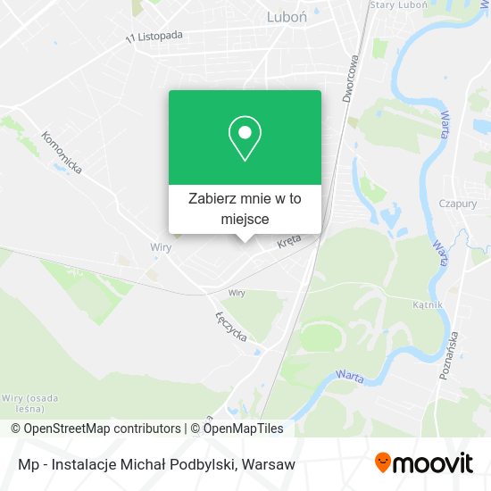 Mapa Mp - Instalacje Michał Podbylski