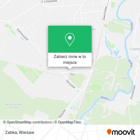 Mapa Zabka