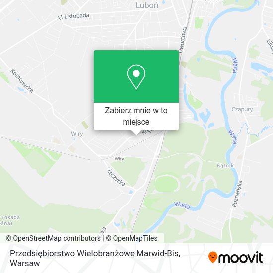 Mapa Przedsiębiorstwo Wielobranżowe Marwid-Bis