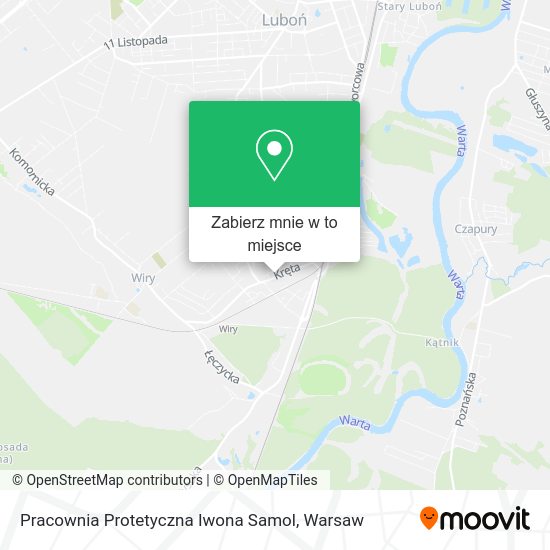 Mapa Pracownia Protetyczna Iwona Samol