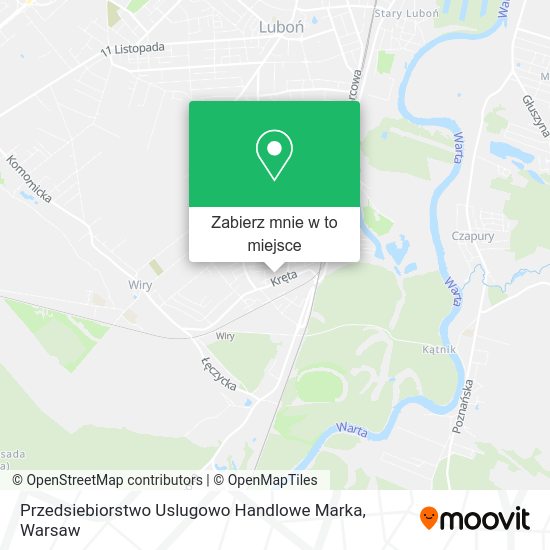 Mapa Przedsiebiorstwo Uslugowo Handlowe Marka