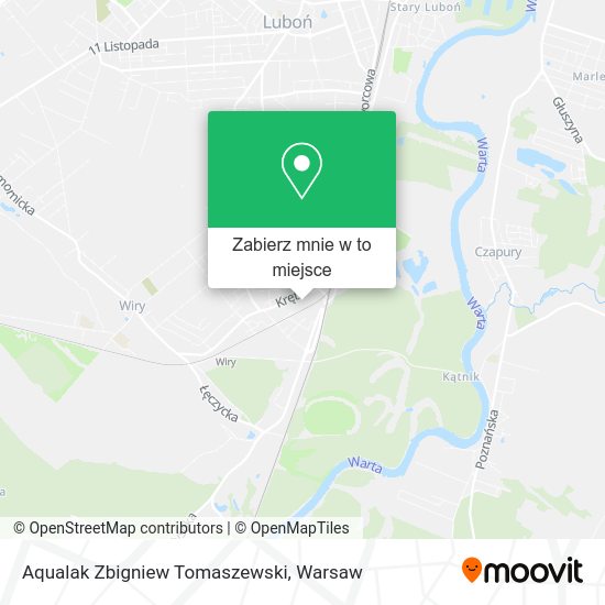 Mapa Aqualak Zbigniew Tomaszewski