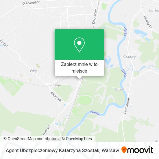 Mapa Agent Ubezpieczeniowy Katarzyna Szóstak