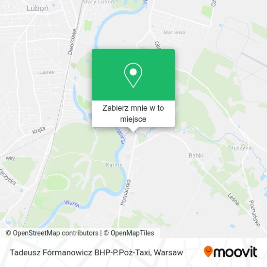 Mapa Tadeusz Fórmanowicz BHP-P.Poż-Taxi