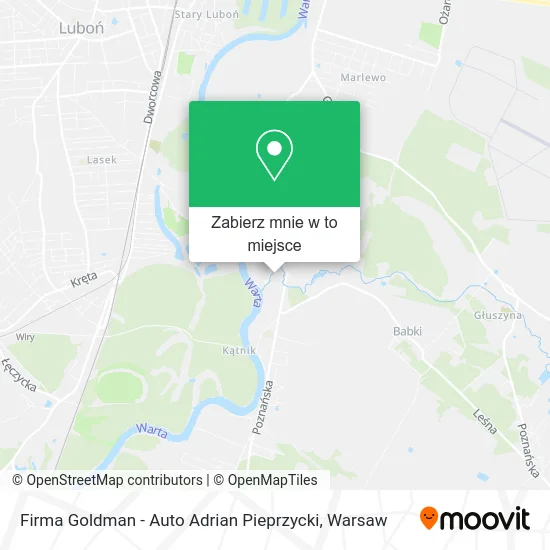 Mapa Firma Goldman - Auto Adrian Pieprzycki