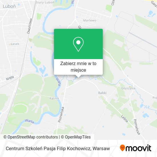 Mapa Centrum Szkoleń Pasja Filip Kochowicz