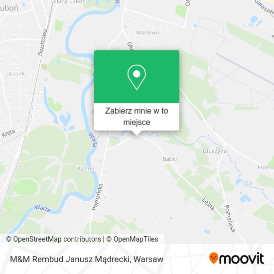 Mapa M&M Rembud Janusz Mądrecki