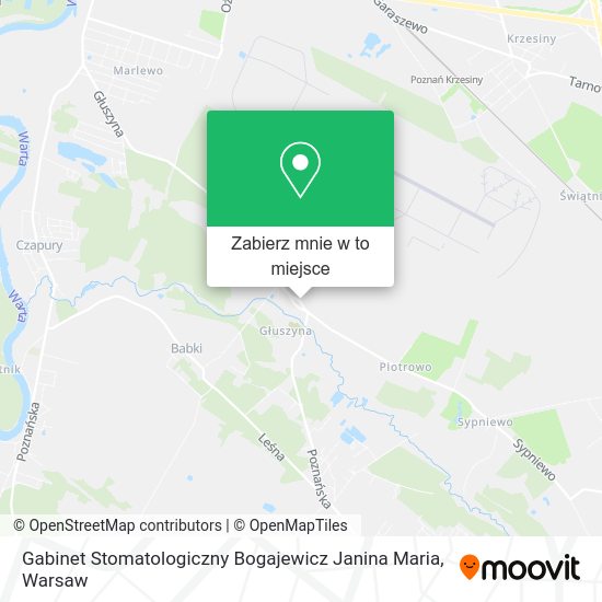 Mapa Gabinet Stomatologiczny Bogajewicz Janina Maria