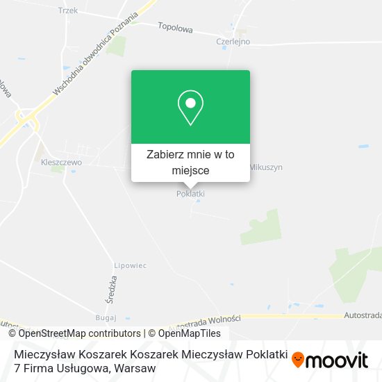 Mapa Mieczysław Koszarek Koszarek Mieczysław Poklatki 7 Firma Usługowa