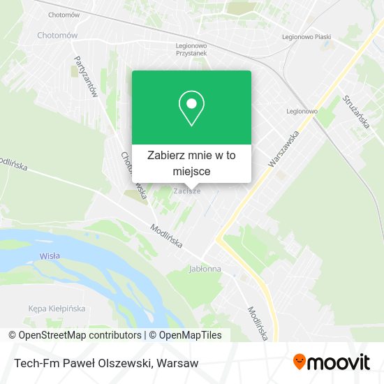 Mapa Tech-Fm Paweł Olszewski