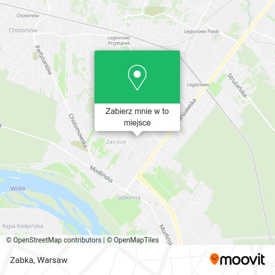 Mapa Zabka