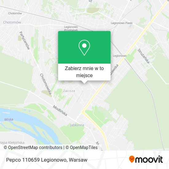 Mapa Pepco 110659 Legionowo