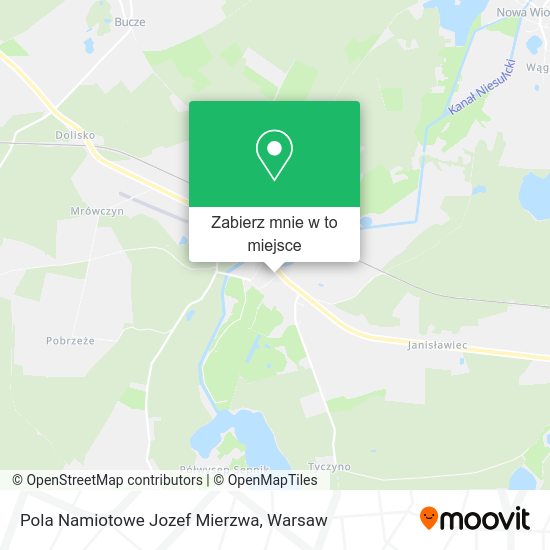 Mapa Pola Namiotowe Jozef Mierzwa