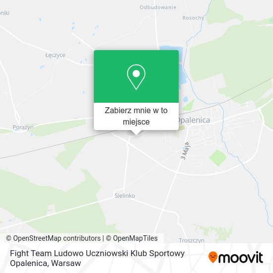 Mapa Fight Team Ludowo Uczniowski Klub Sportowy Opalenica