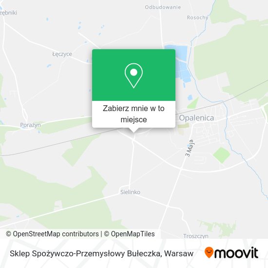 Mapa Sklep Spożywczo-Przemysłowy Bułeczka