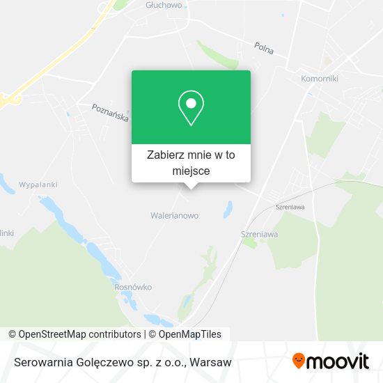 Mapa Serowarnia Golęczewo sp. z o.o.