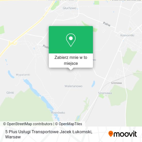 Mapa 5 Plus Usługi Transportowe Jacek Łukomski