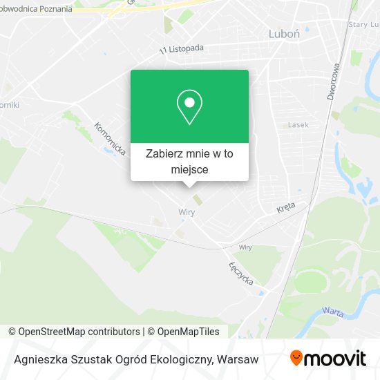 Mapa Agnieszka Szustak Ogród Ekologiczny