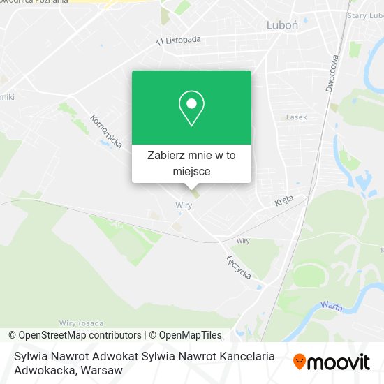 Mapa Sylwia Nawrot Adwokat Sylwia Nawrot Kancelaria Adwokacka