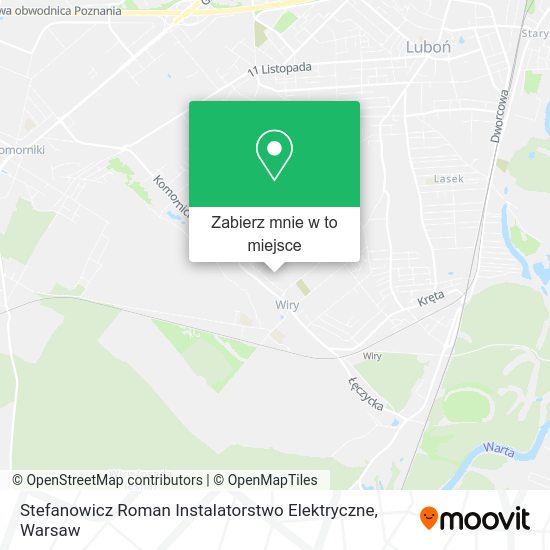 Mapa Stefanowicz Roman Instalatorstwo Elektryczne