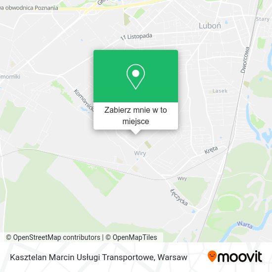 Mapa Kasztelan Marcin Usługi Transportowe