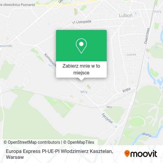 Mapa Europa Express Pl-UE-Pl Włodzimierz Kasztelan