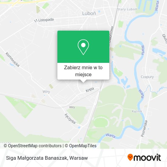 Mapa Siga Małgorzata Banaszak