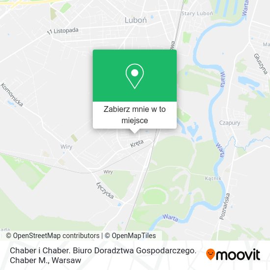 Mapa Chaber i Chaber. Biuro Doradztwa Gospodarczego. Chaber M.