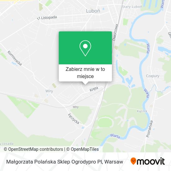 Mapa Małgorzata Polańska Sklep Ogrodypro Pl