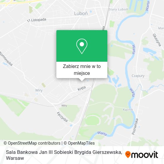 Mapa Sala Bankowa Jan III Sobieski Brygida Gierszewska