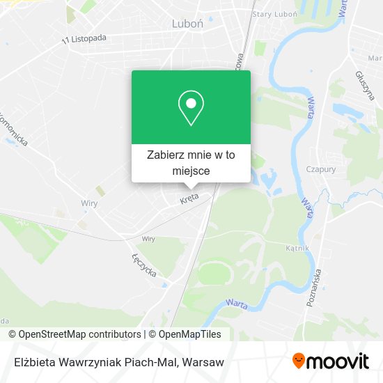 Mapa Elżbieta Wawrzyniak Piach-Mal