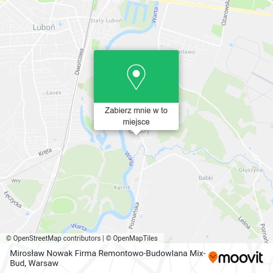 Mapa Mirosław Nowak Firma Remontowo-Budowlana Mix-Bud