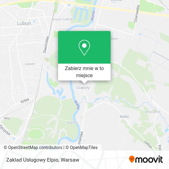 Mapa Zaklad Uslugowy Elpio